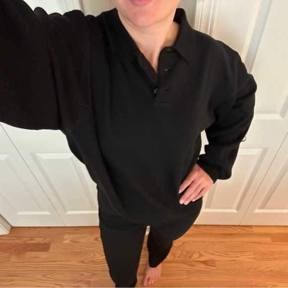 Faconnable 100% wool collared sweater polo - Picture 4 of 15